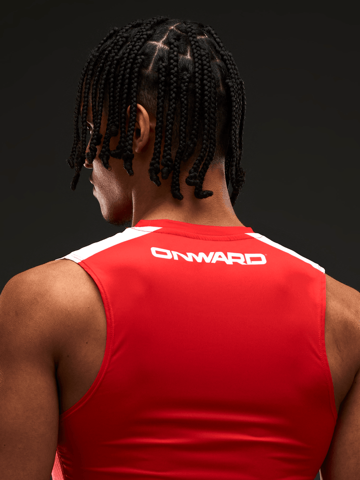 Mens Competition Boxing Singlet - Full Back - Onward Online - 1AH004-400-XS