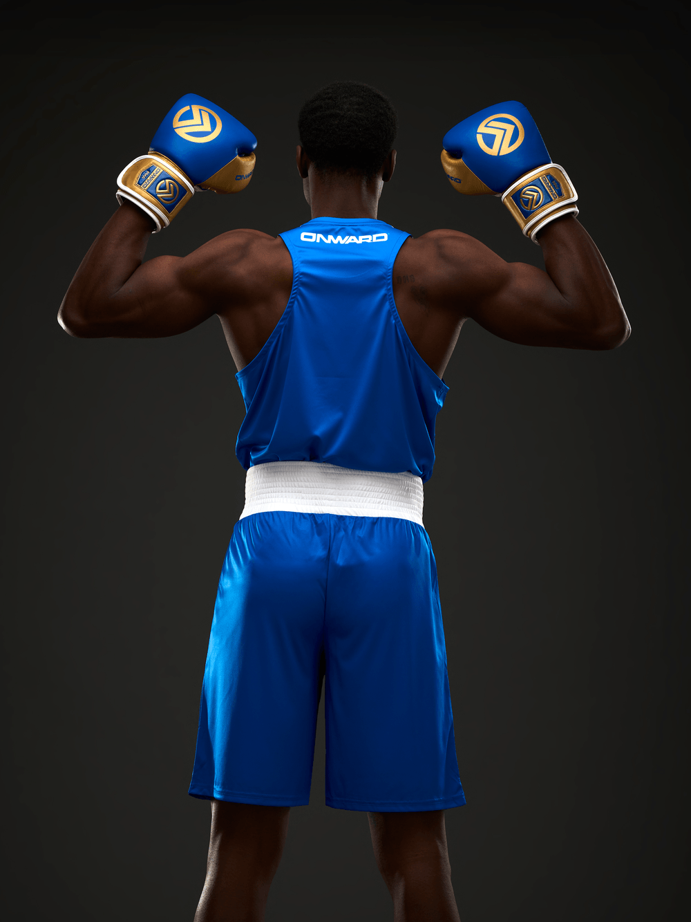 Mens Competition Boxing Singlet - Racer Back - Onward Online - 1AH001-600-XS